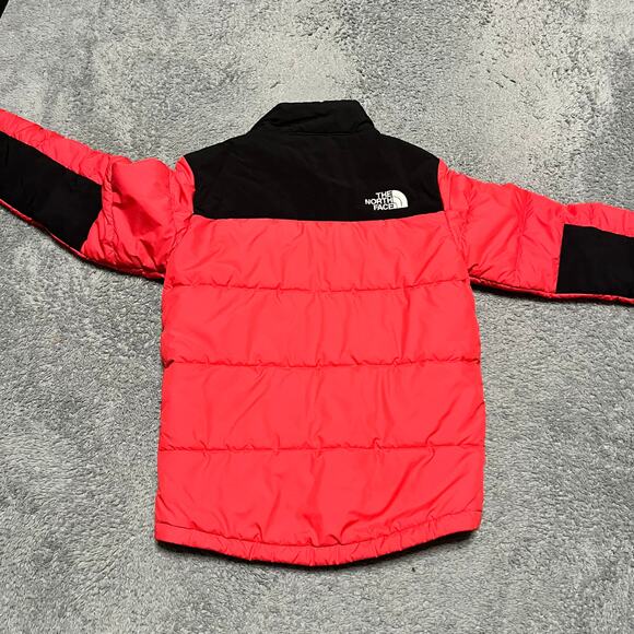 North Face Jacket Youth Girls Small 7/8 Red Balanced Rock Insulated Outdoor - Picture 3 of 11